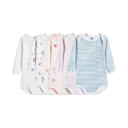 Baby Girls Multicolor Jumper Set ( 5 Pieces )