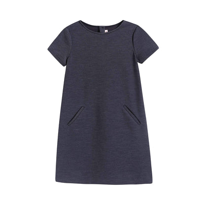 女童蓝色连衣裙