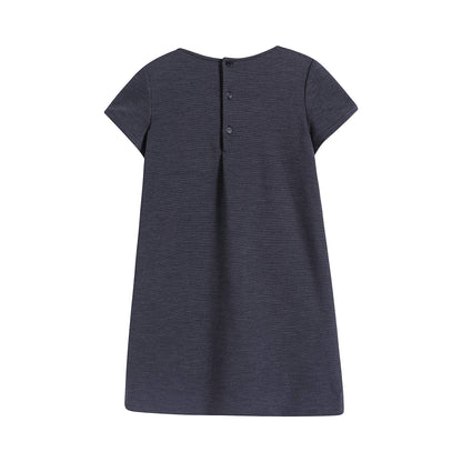 女童蓝色连衣裙