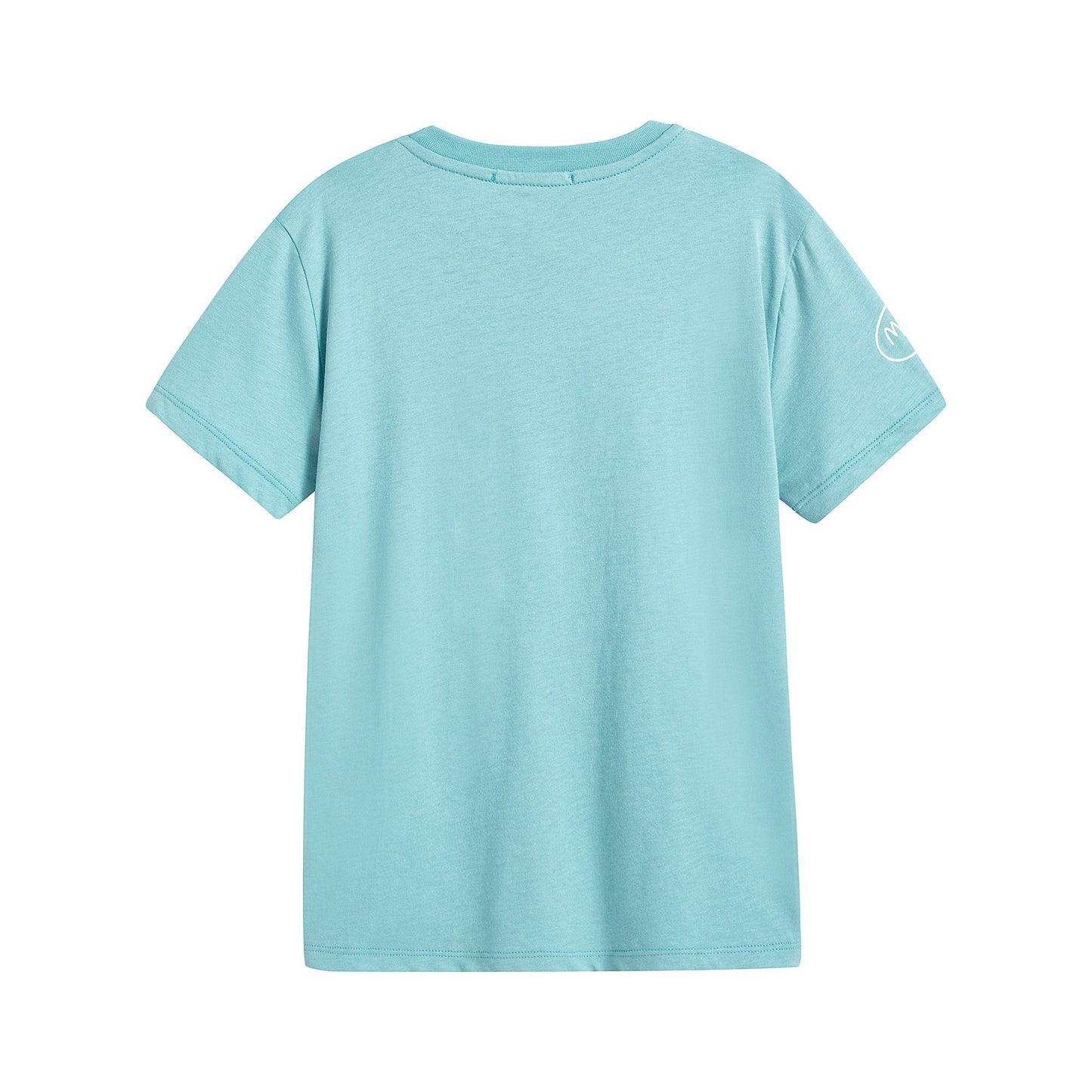 女童蓝色Logo棉T恤