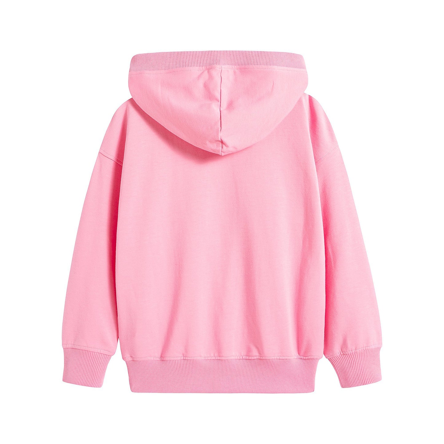 女童粉色Logo棉卫衣