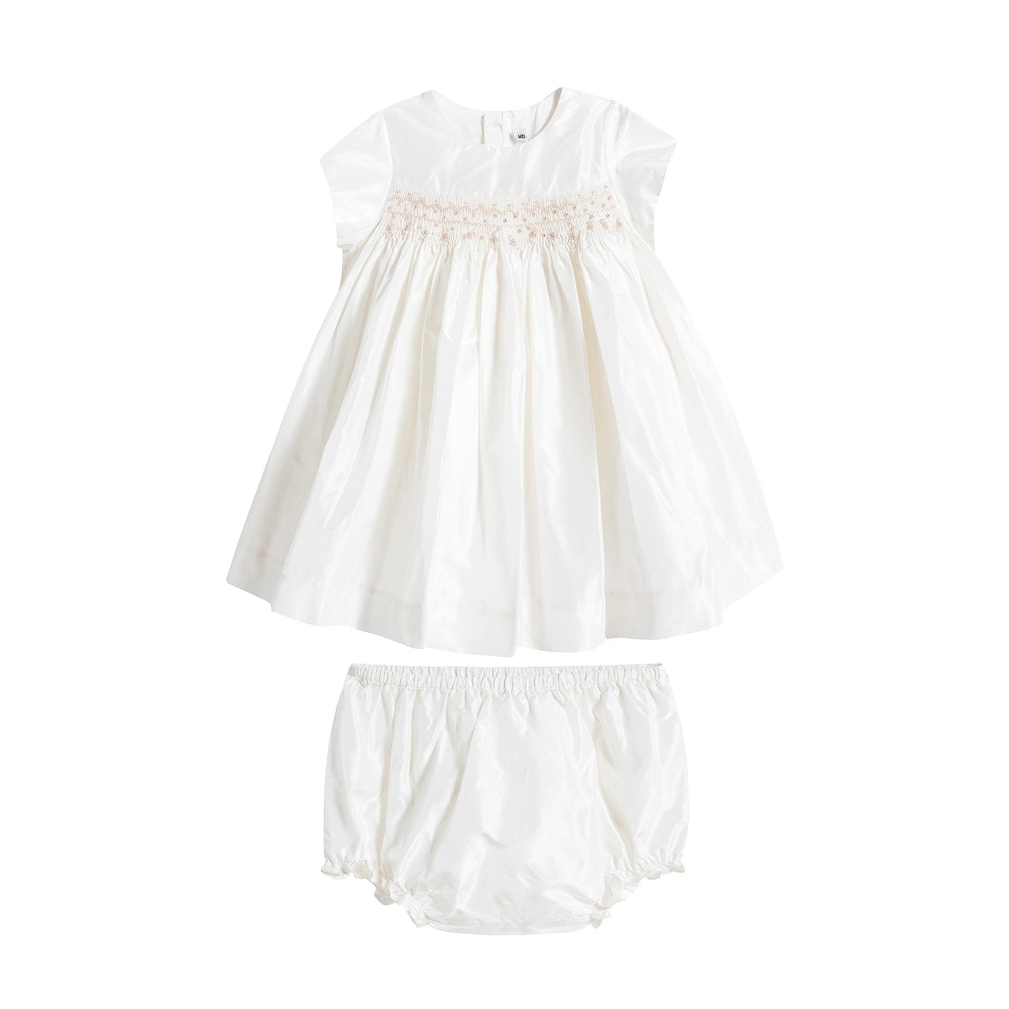 Baby Girls Off White Dress Set