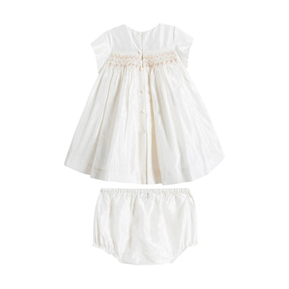 Baby Girls Off White Dress Set