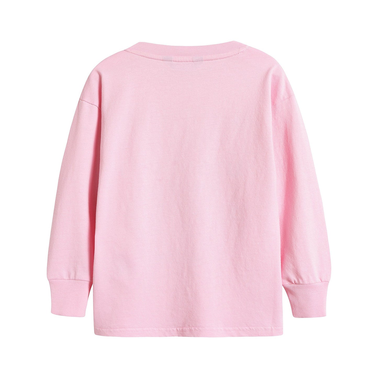 Girls Pink Languages Cotton Top