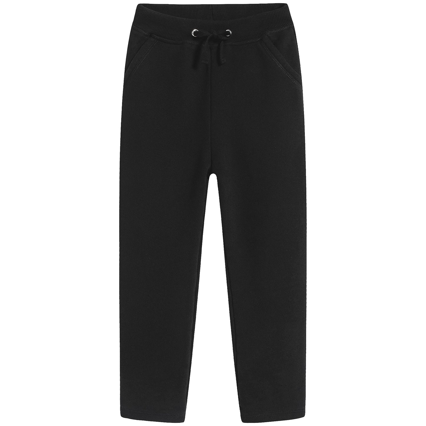 Girls Black Cotton Pants