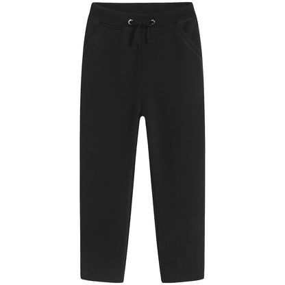 Girls Black Cotton Pants