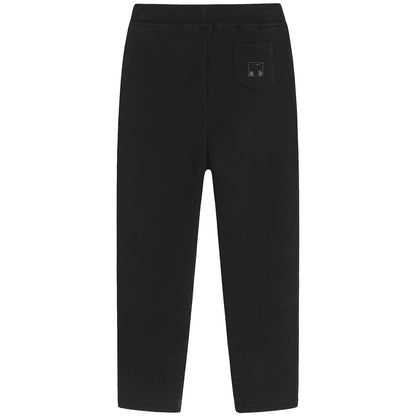 Girls Black Cotton Pants