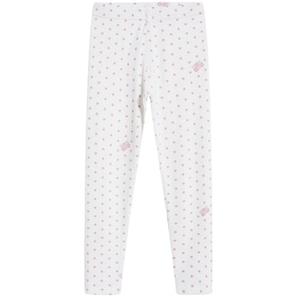 Girls White Stars Nightwear Set