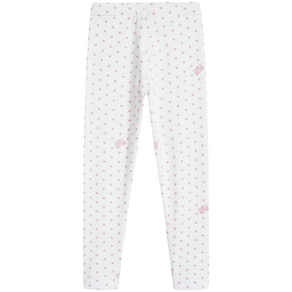 Girls White Stars Nightwear Set