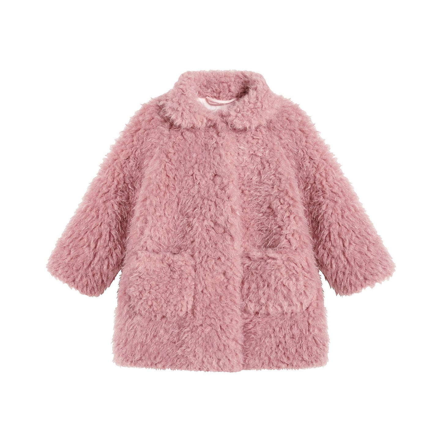 女婴粉色外套