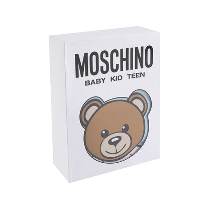 男婴蓝色Logo棉连体衣