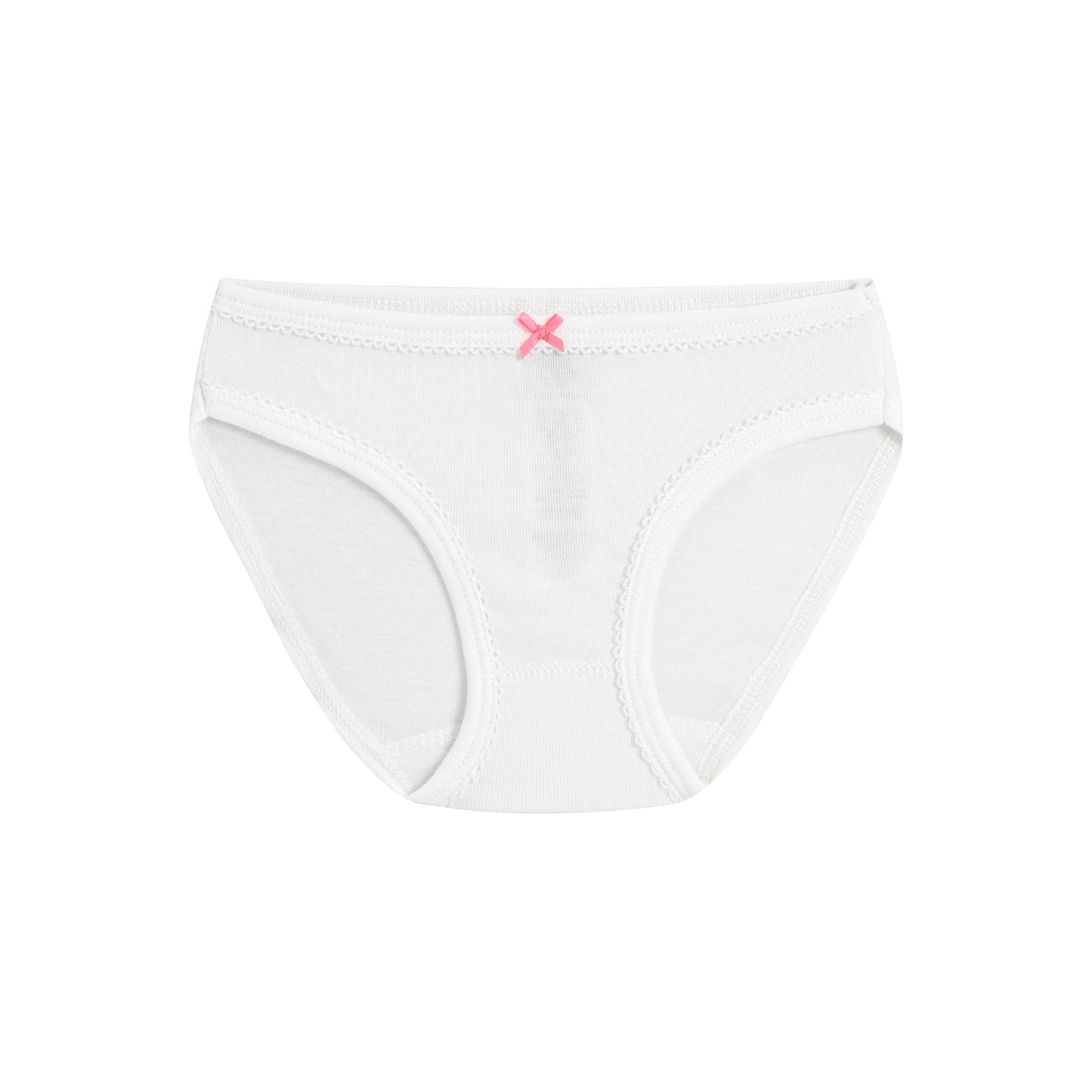 女童白色棉内裤套装 (3件)