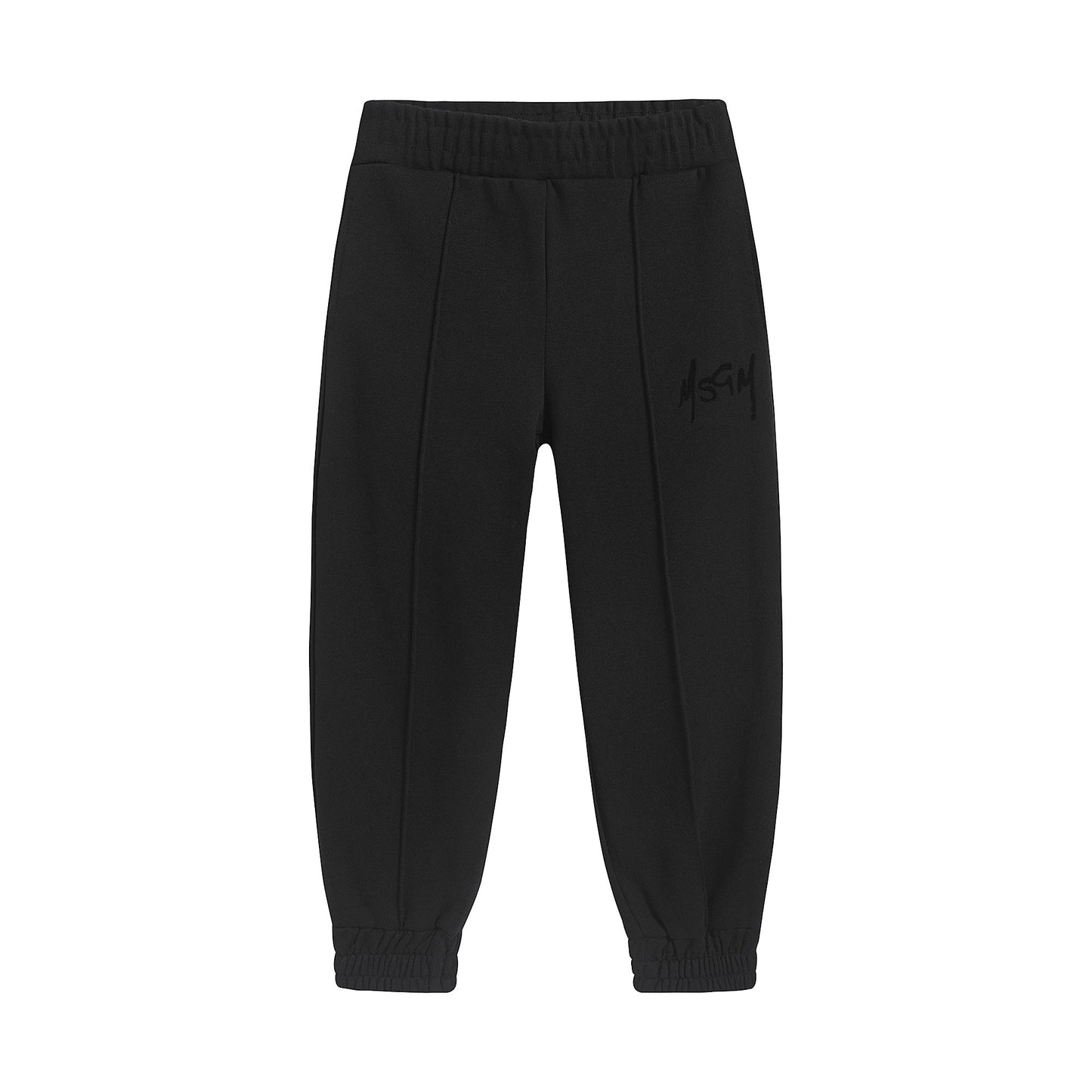 女童黑色棉长裤