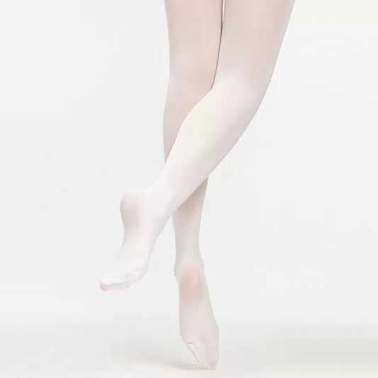 女童白色芭蕾舞连裤袜