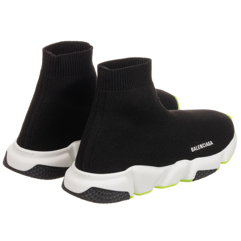 Black Speed Logo Trainers