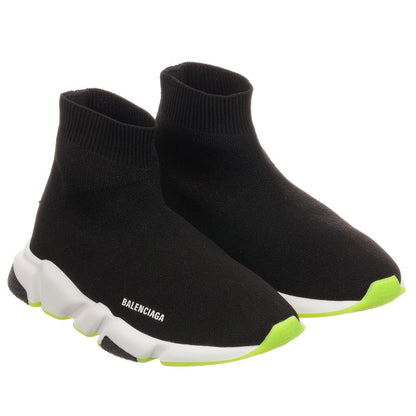 Black Speed Logo Trainers