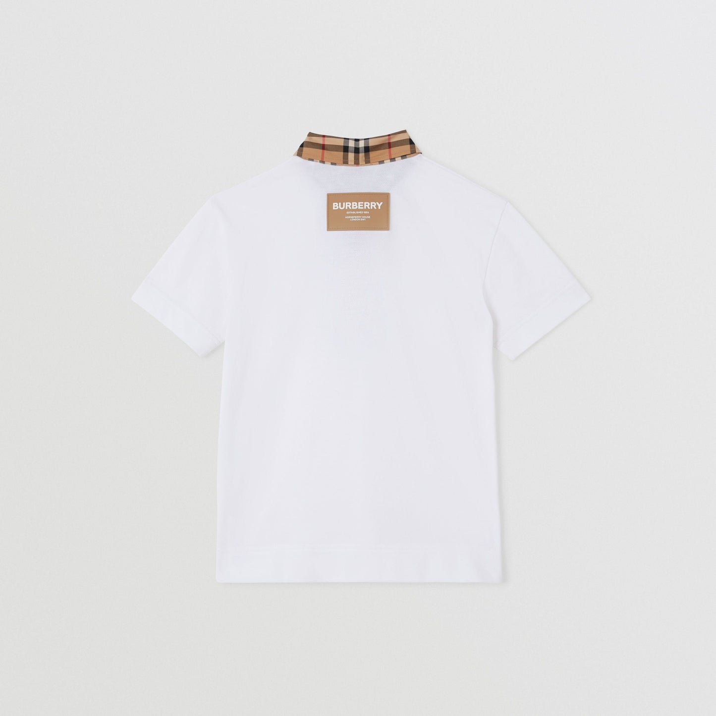 男童白色Logo Polo衫