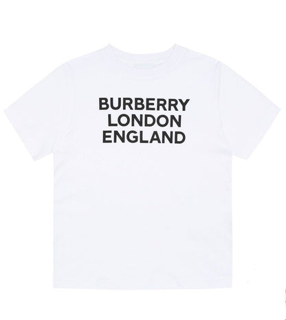 Girls White Cotton T-Shirt