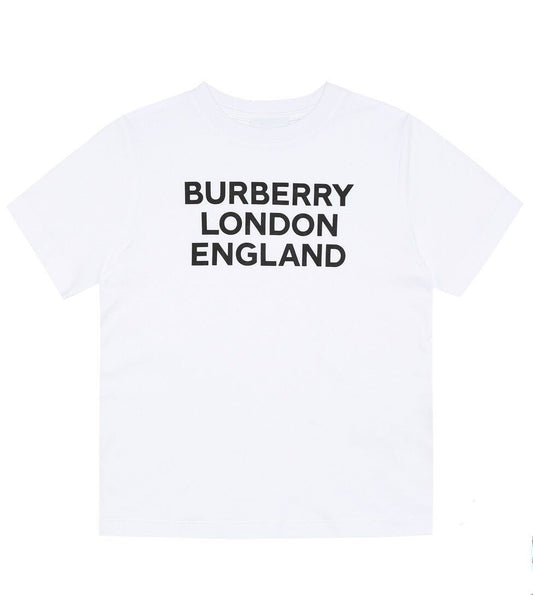Girls White Cotton T-Shirt