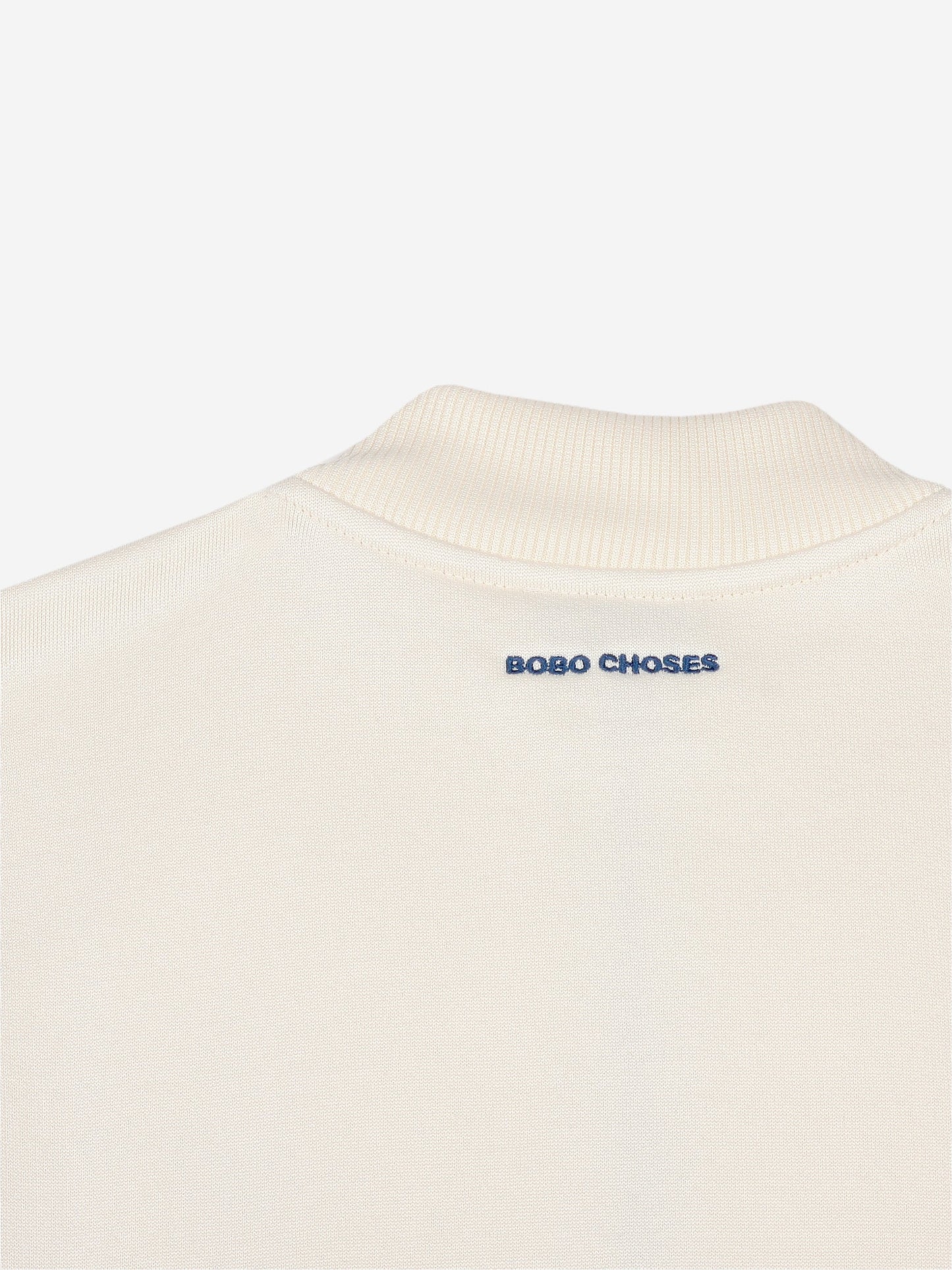 Girls White Bird Zip-Up Sweatshirt
