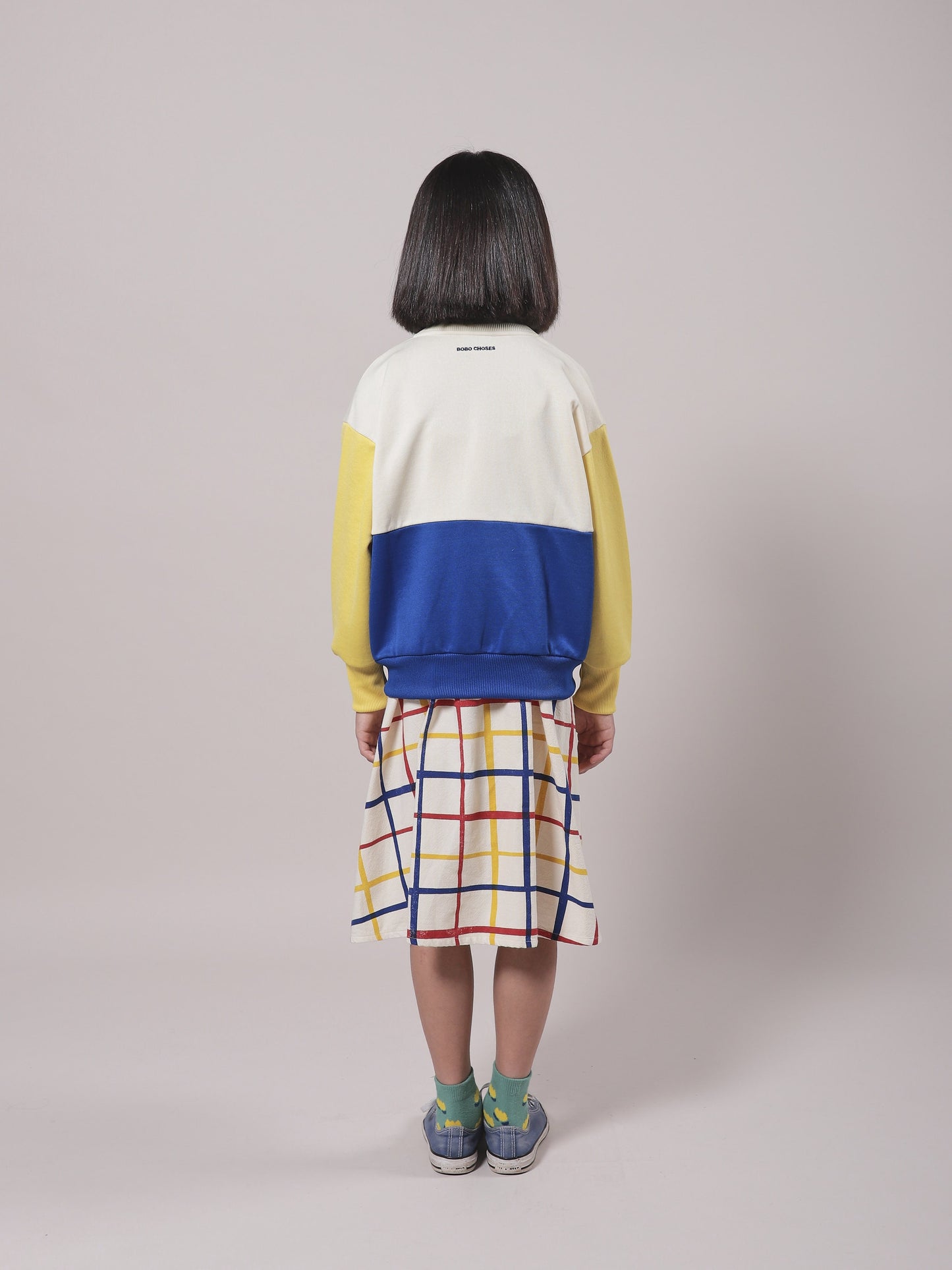 Girls White Bird Zip-Up Sweatshirt