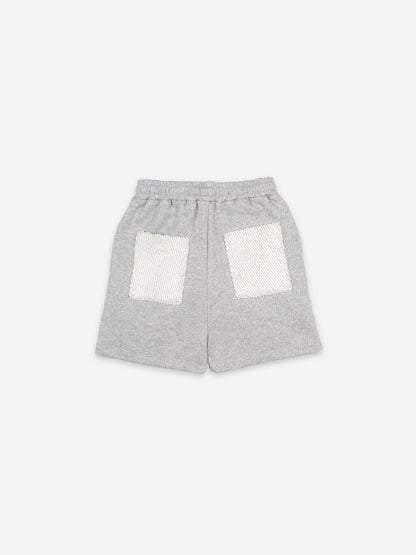 Girls Grey Fingers Cotton Shorts