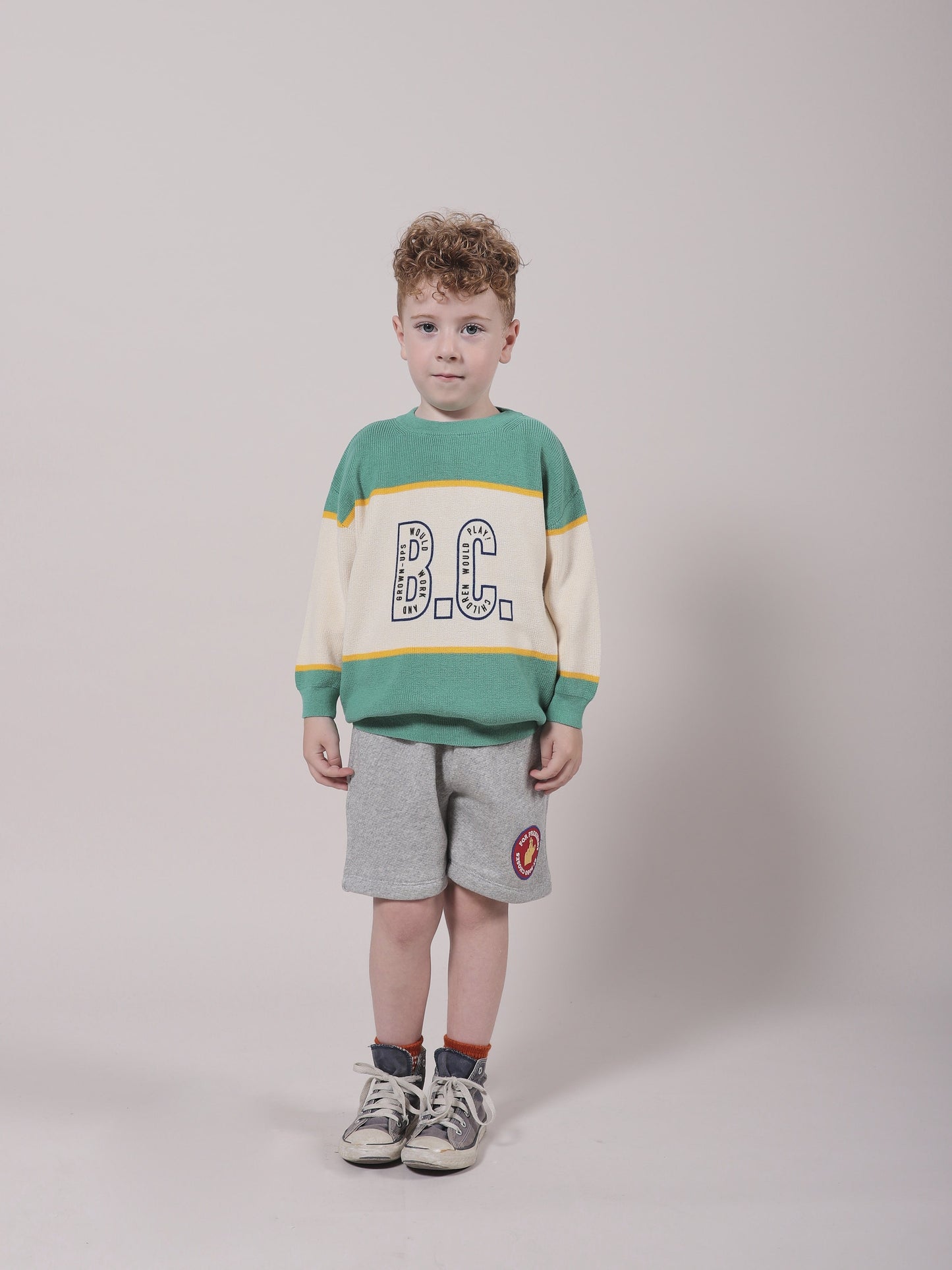 Girls Mint B.C. Cotton Sweater