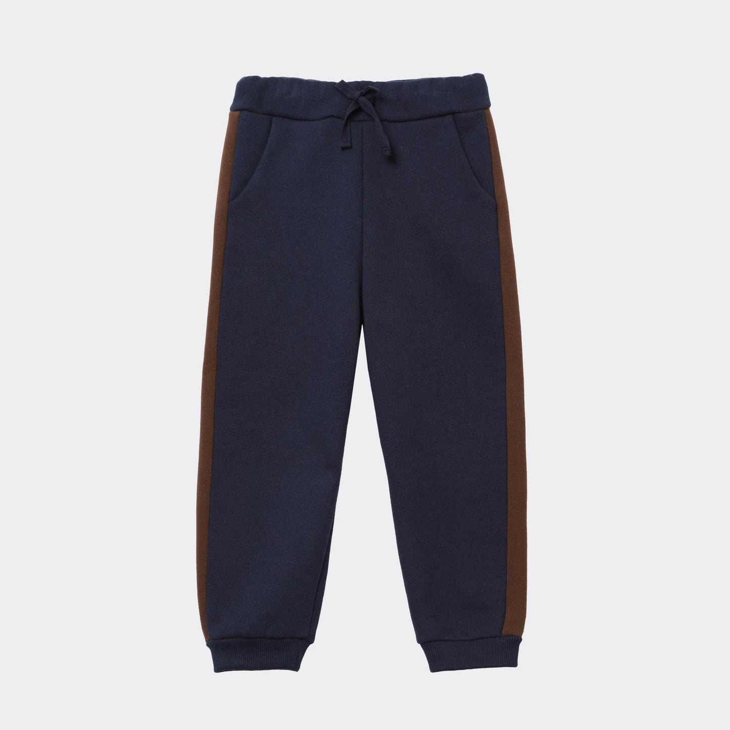 儿童藏青色棉长裤