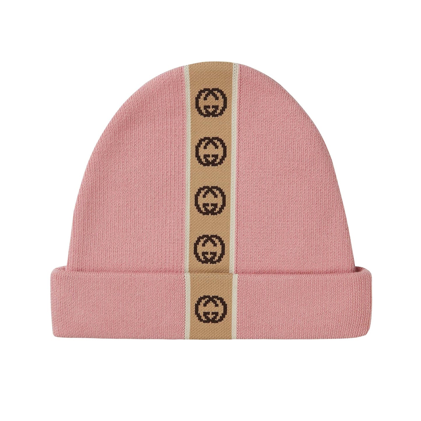 Girls Pink Logo Cotton Hat