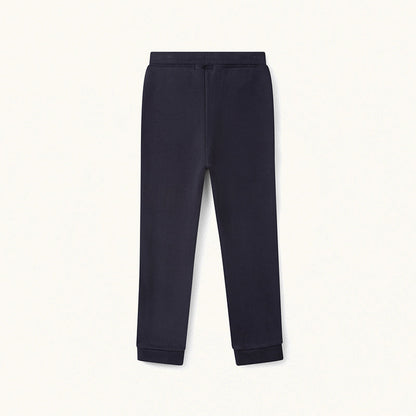 Boys Navy Cotton Joggers