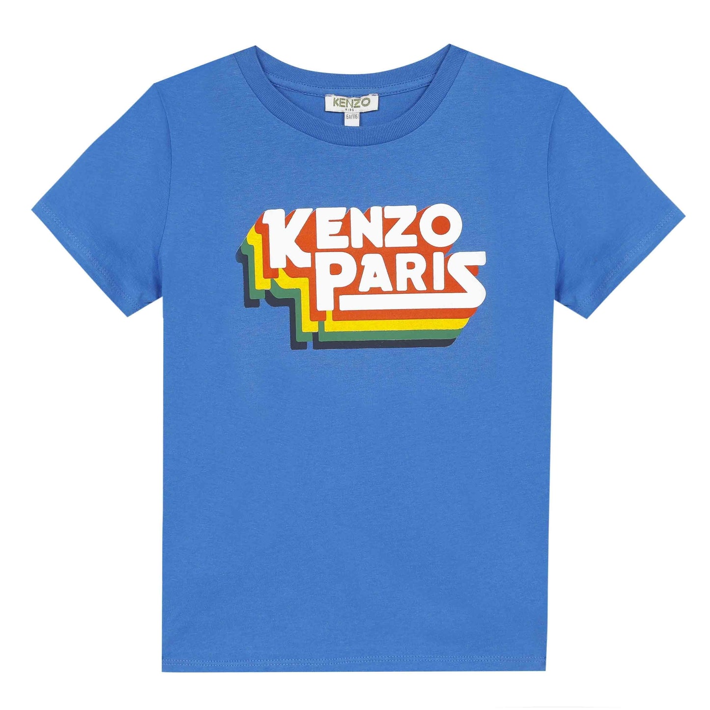 Boys Vivid Blue Cotton T-Shirt