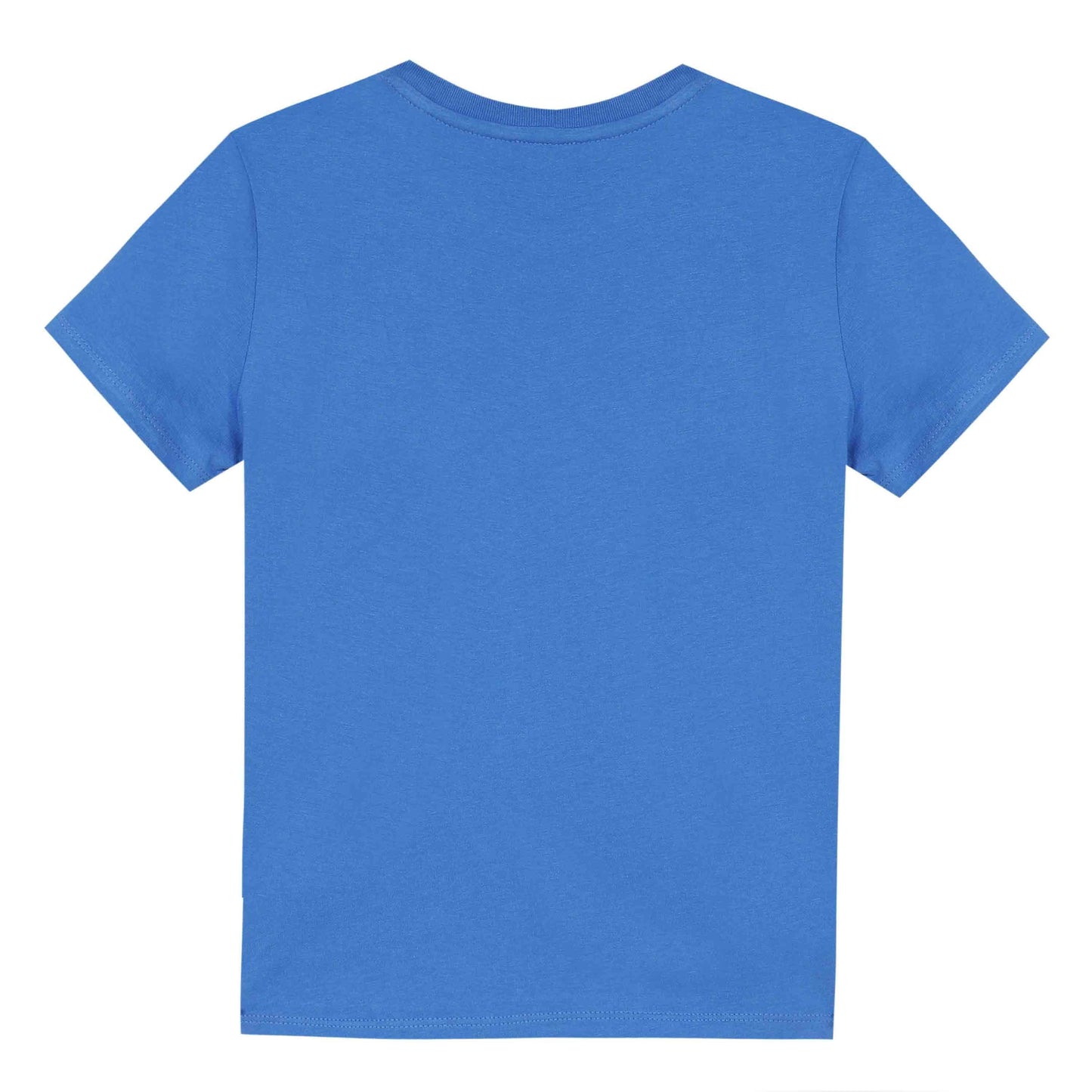 Boys Vivid Blue Cotton T-Shirt