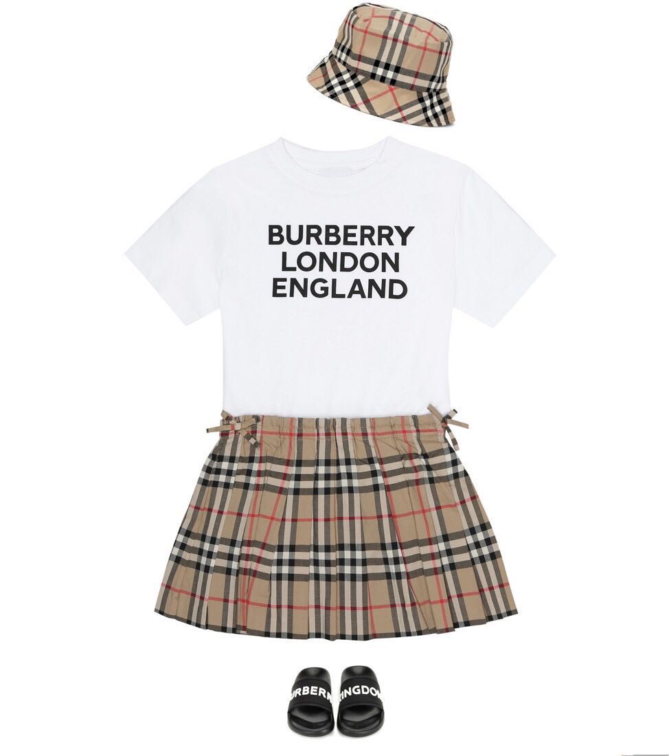 Girls White Cotton T-Shirt