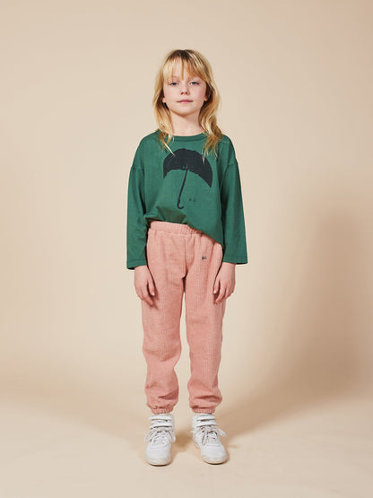Boys Greener Pastures Umbrella Organic Cotton T-Shirt