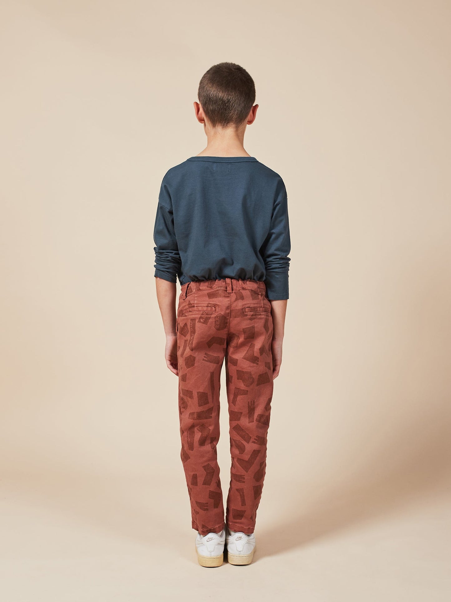 Boys Midnight Navy Lucky Star Organic Cotton T-Shirt