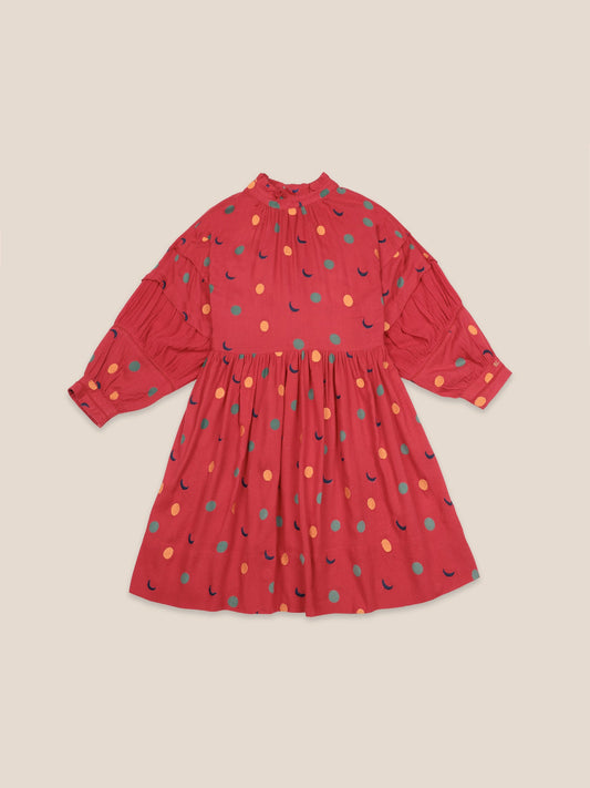 Girls Red Solar Eclipse Princess Dress