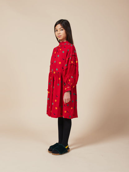 Girls Red Solar Eclipse Princess Dress