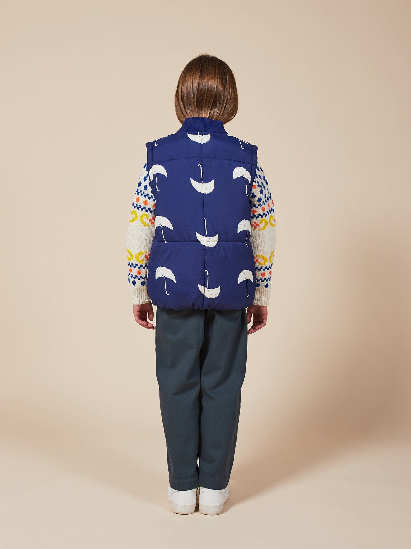 Boys Forever Blue Umbrella Padded Jacket