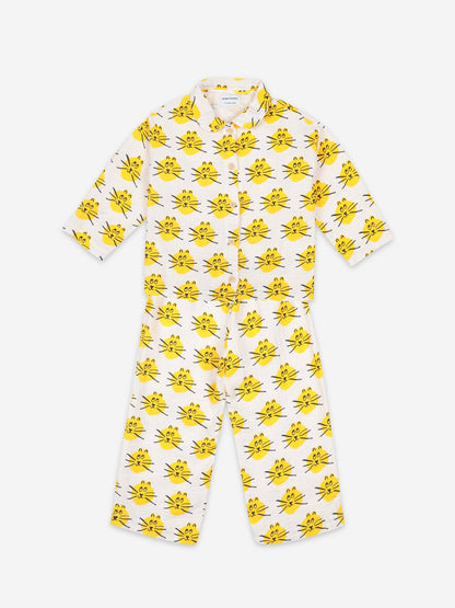 Boys & Girls High-Rise Cats Nightwear