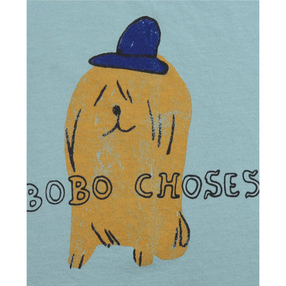 婴儿蓝色Logo棉T恤