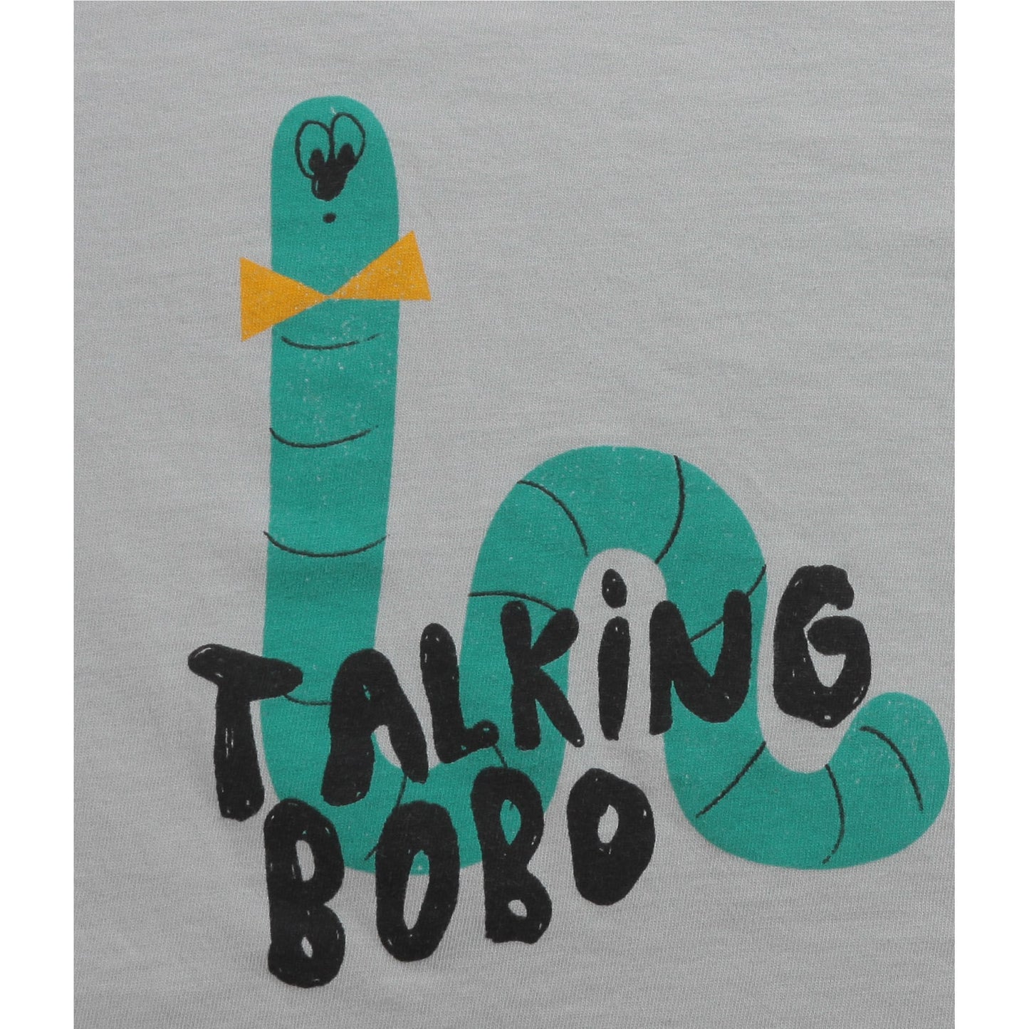 婴儿灰色Logo棉T恤