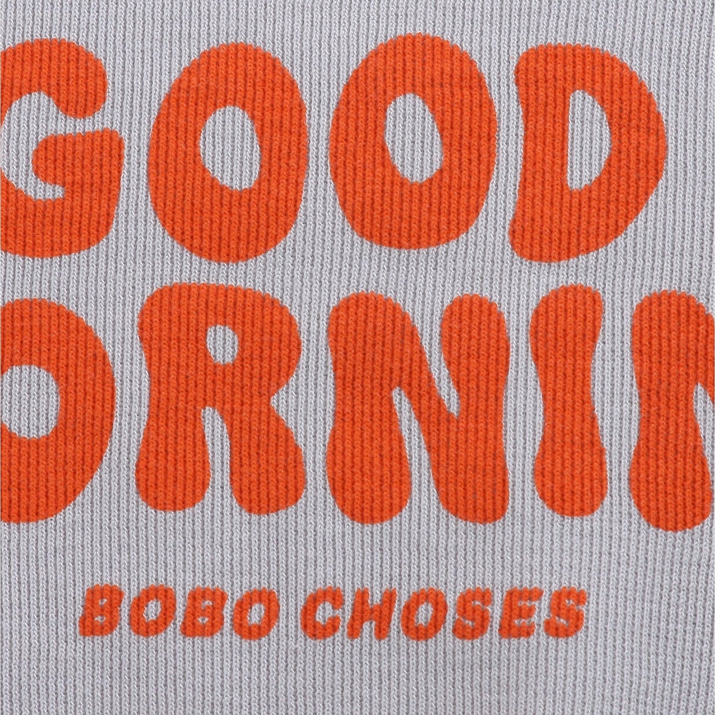 儿童灰色Logo棉卫衣