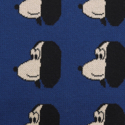 儿童蓝色针织毛衣