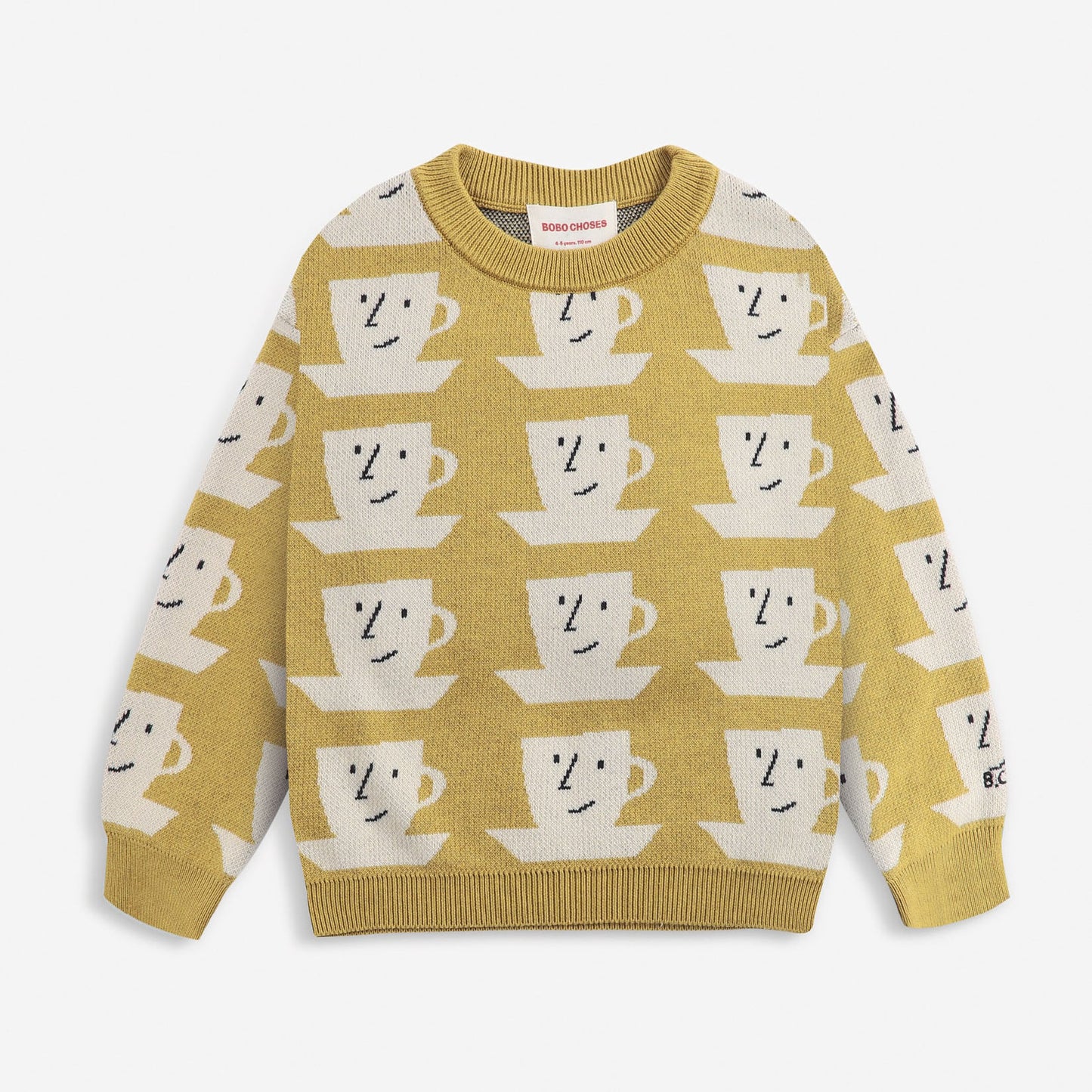 儿童黄色针织毛衣