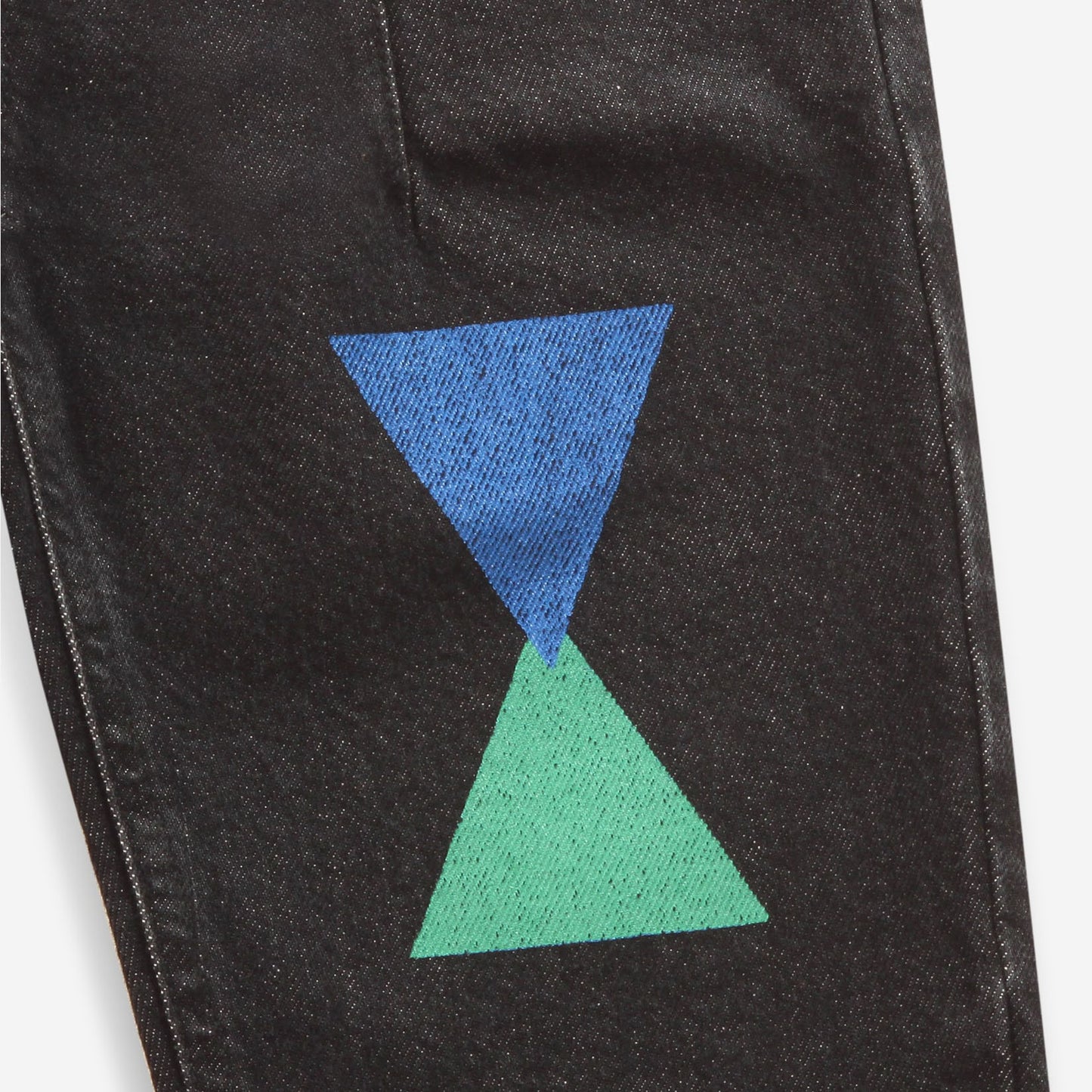 儿童灰色牛仔长裤