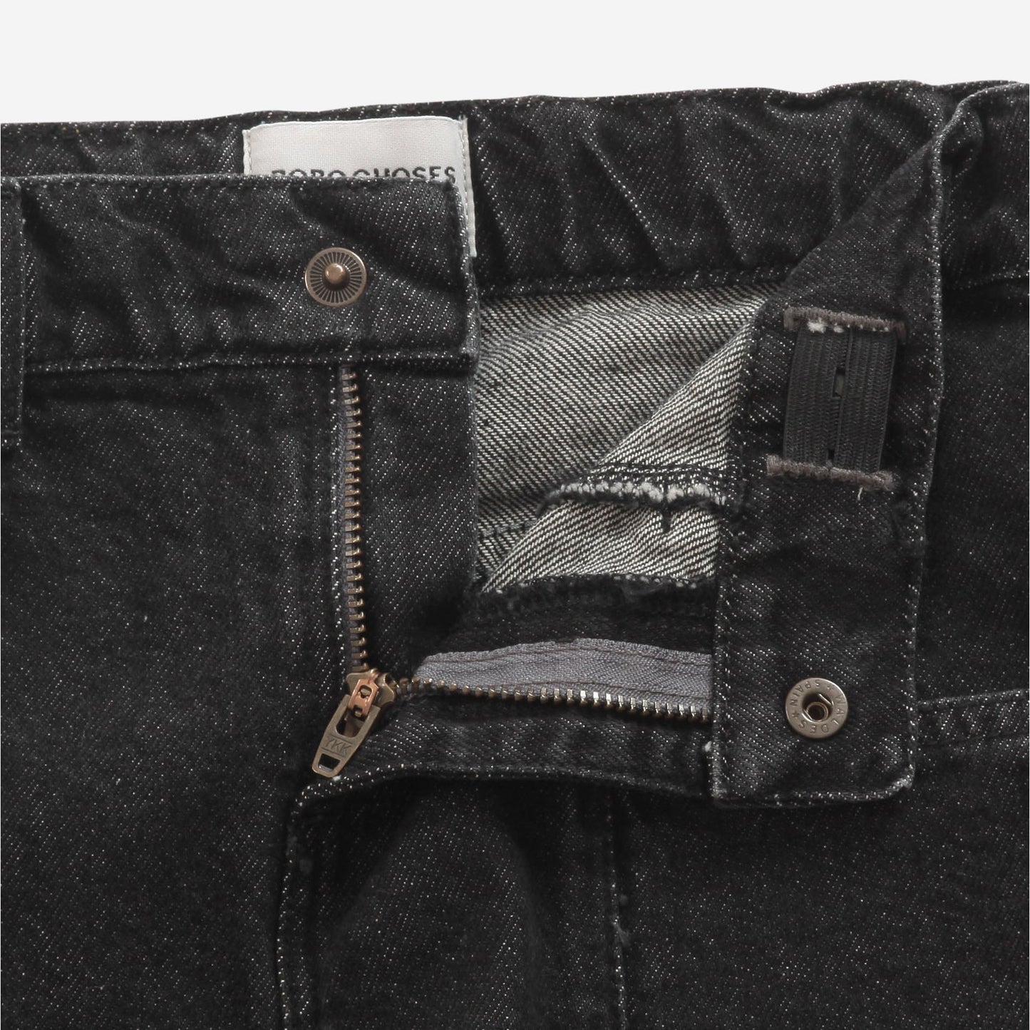 儿童灰色牛仔长裤