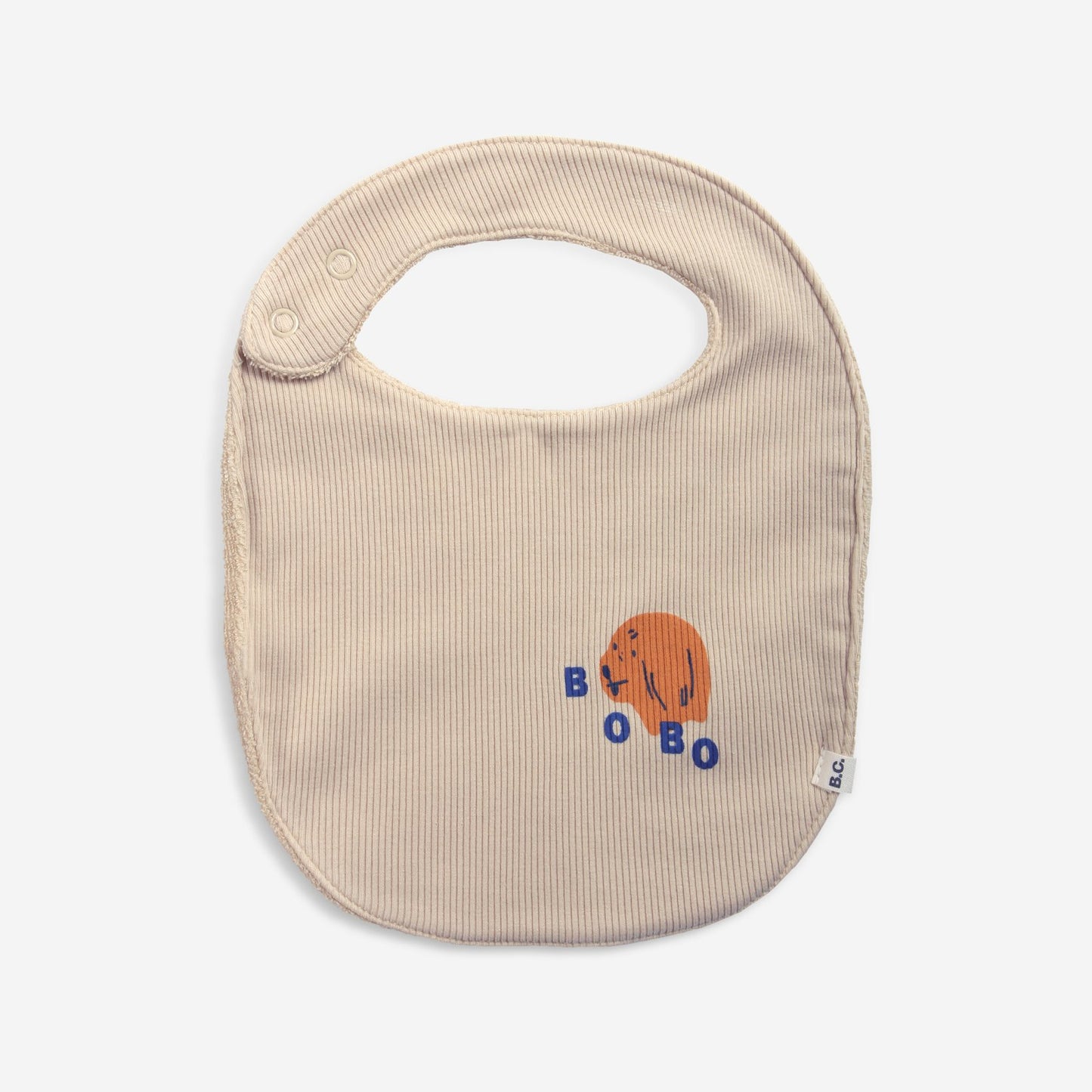 婴儿米色印花棉连体衣套装