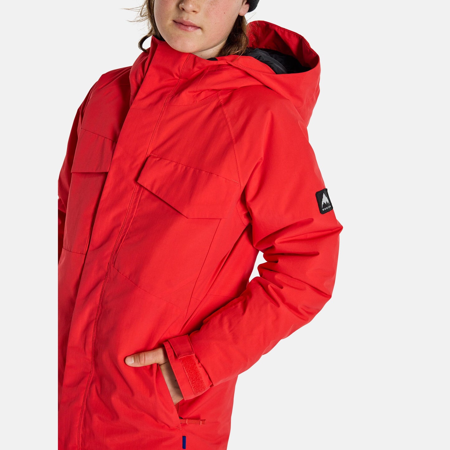 儿童红色滑雪服