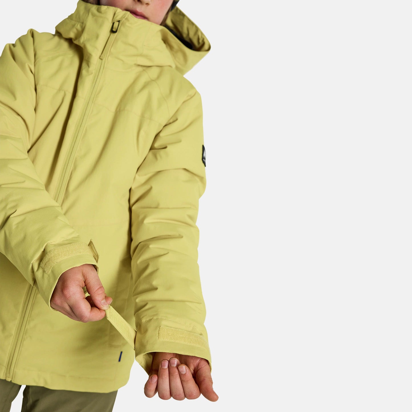 儿童黄色滑雪服