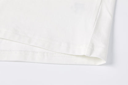 儿童白色笑脸长袖T恤